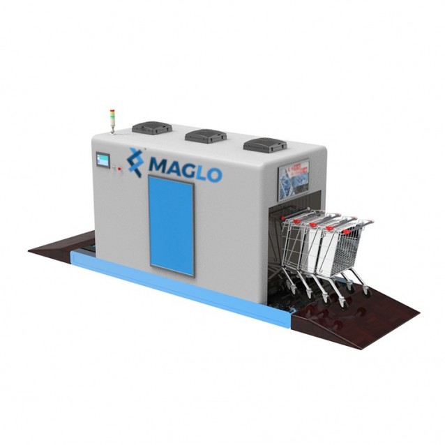 MAGLO - Automatyczna kabina dezynfekująca do wózków sklepowych