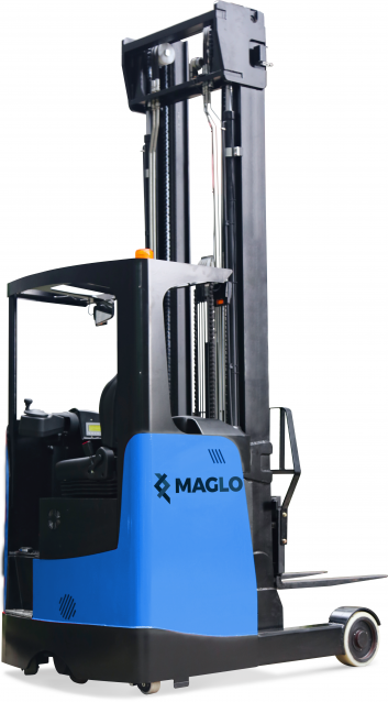 MAGLO - Wózek elektryczny wysokiego podnoszenia typu Reach Truck 2,0 t Maglo WRT20TFV