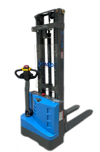 MAGLO - Wózek paletowy elektryczny podnośnikowy 1,5 t H:2,5 m Maglo WEST15T