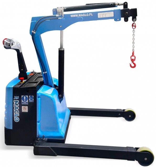 MAGLO - Elektryczny żuraw warsztatowy o poszerzonym rozstawie MZW12T