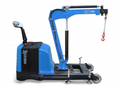 MAGLO - Elektryczny żuraw samojezdny z obrotowym ramieniem Maglo MZE90T-RS